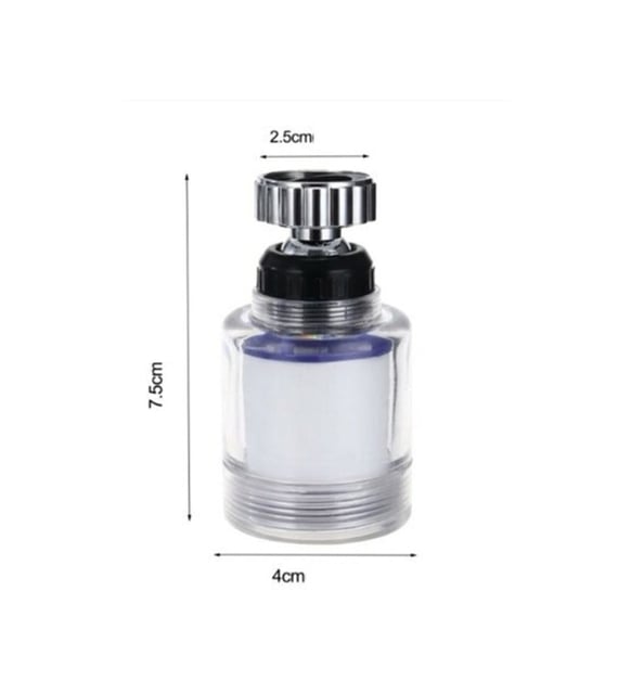 HydroPulse™ Filtreli 360° Döner Musluk Başlığı